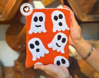 Halloween Kindle cover, Pumpkin fabric book sleeve, Kindle paperwhite 11th Gen case, Kindle Oasis cover, kindle accessories halloween gift