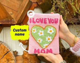 Personalized Mom gift idea - Kindle cover - Kindle paperwhite case - Handmade clutch sleeve - Kindle accessories  - Happy Mothers Day gift