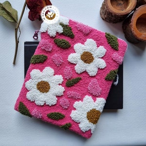 Daisies Kindle cover kindle paperwhite case Fabric book cover Personalized kindle sleeve Oasis case kindle accessories gift 画像 6