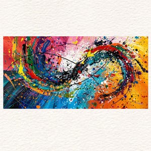 Painting artist Metzner VORTEXES Artwork Inspired Unique CERAMIC Tile MURAL Tile Mosaic Unique Tile Contemporary Art Wall Art Home Decor