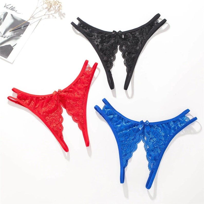 Crotchless Lace Panties Sexy Open Crotch Panties Crotchless - Etsy