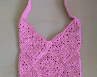 hand knitted bag