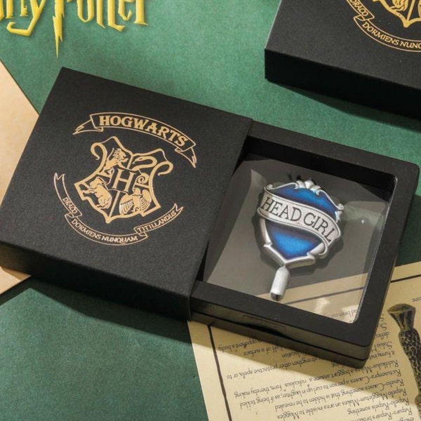 Harry Potter Emaille Pin Ravenklauw Hoofd Jongen Hoofd Meisje Pin Prefect Badge Wizard Verjaardagscadeau voor kinderen