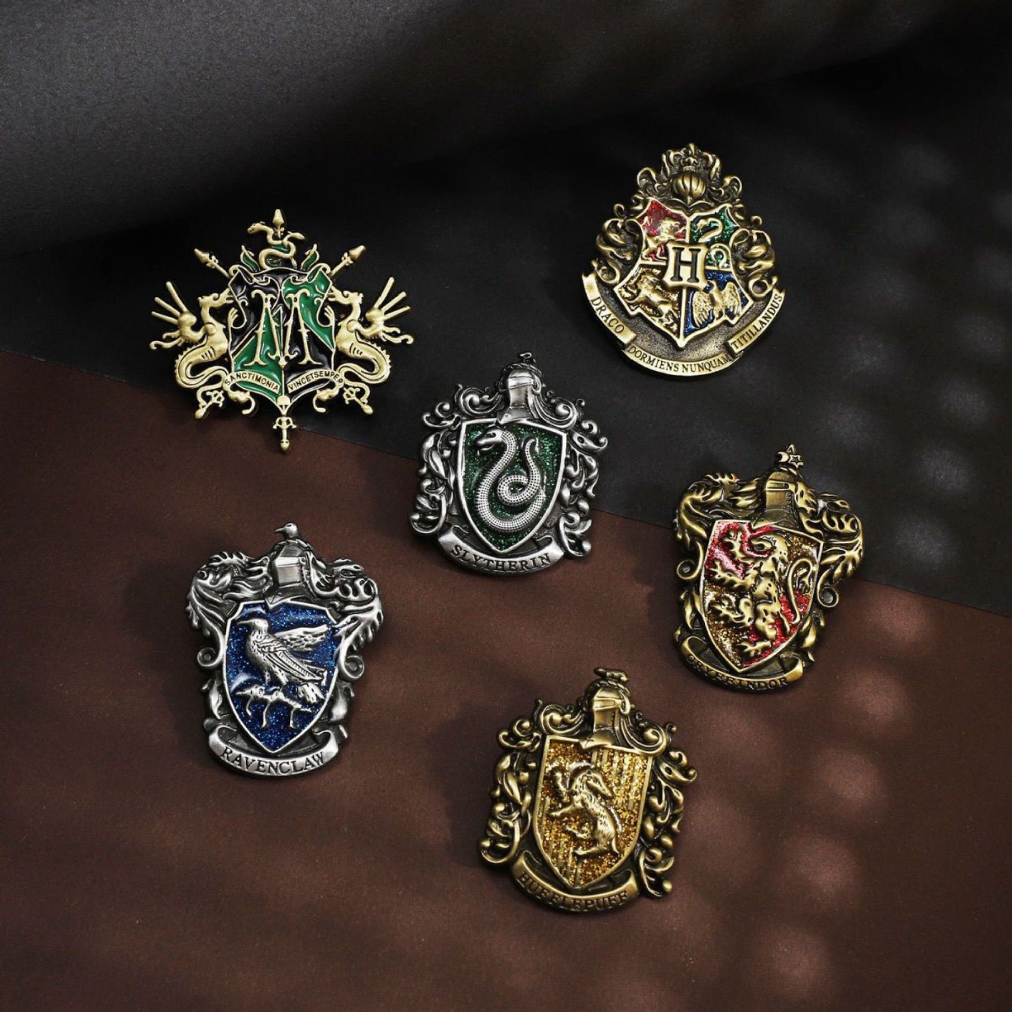 Épingles à cheveux Harry Potter, pince à cheveux Poudlard, badge