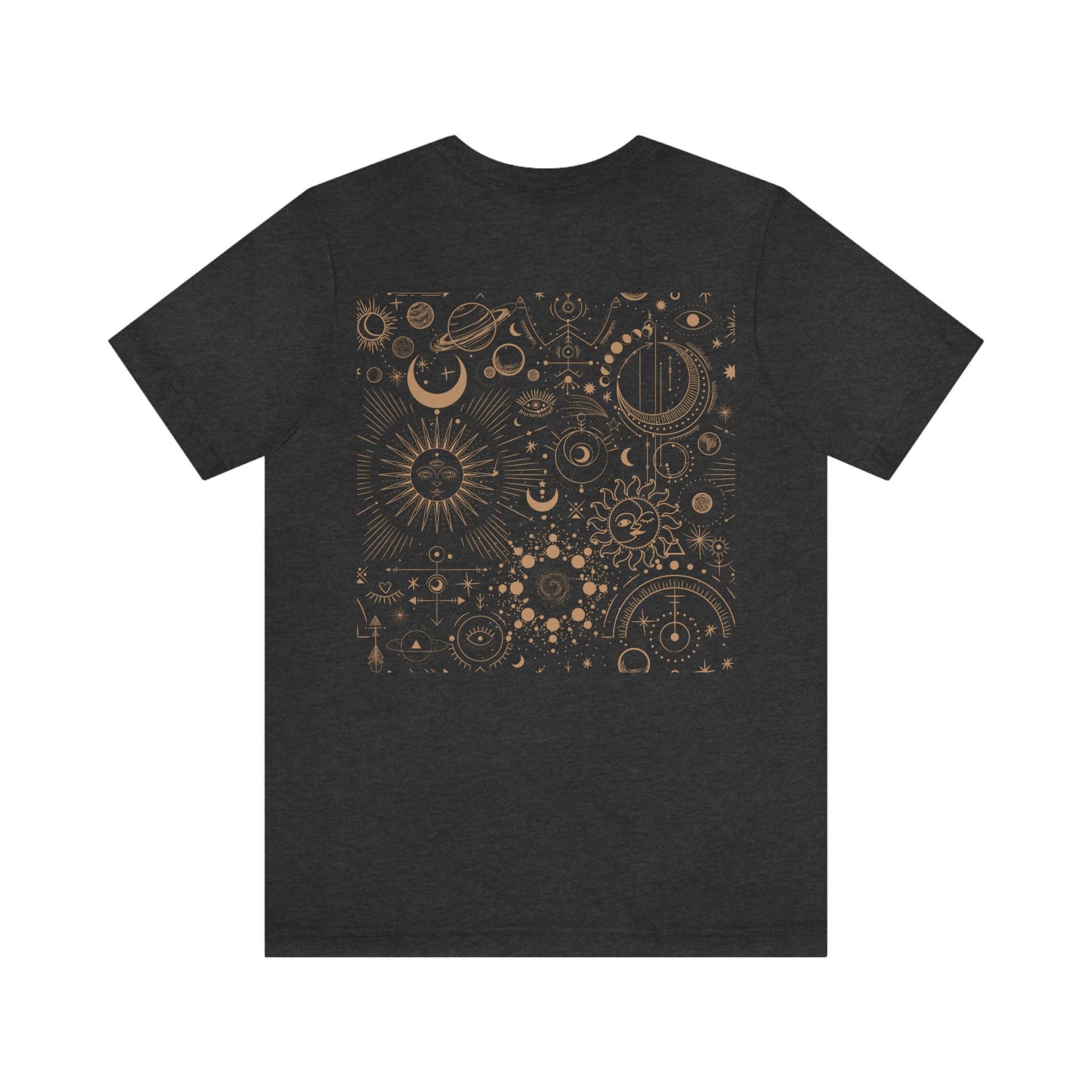 19% OFF 2021 Sun Moon And Star Print Graphic T-shirt In COBALT BLUE ZAFUL Europe - Foto 11