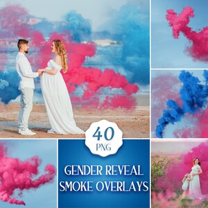 2 Pack Giant Gender Reveal Powder and Confetti Poppers Gender