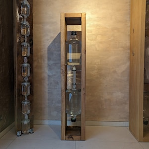 Light column 183 cm / energy through rock crystal and energized water