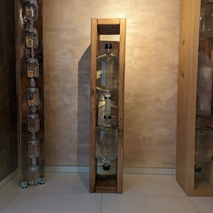 Light column 183 cm / energy through rock crystal and energized water