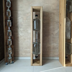 Light column 183 cm / energy through rock crystal and energized water