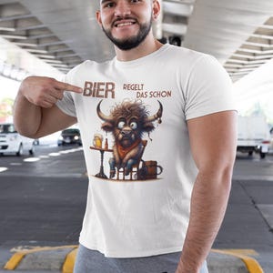 Camiseta de cerveza divertida, unisex, la cerveza se encarga de ello, camiseta divertida con dibujo de vaca, regalo para hombre, Día del Padre, amante de la cerveza,