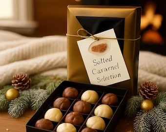 Cioccolatini e tartufi di lusso per diabetici fatti a mano (per diabetici / vegetariani / senza glutine)