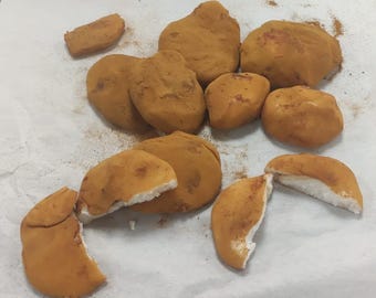 Lucky Tatties - 100 g traditionele Schotse handgemaakte retro snoep feesttasje snoep tablet toffee bruiloft gunst