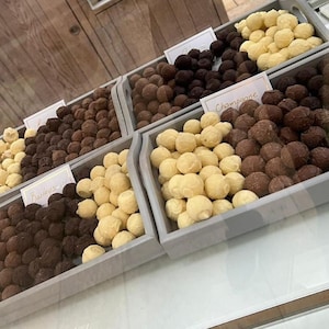 Diabetiker / Vegetarier / Glutenfreundlicher Luxus Handgefertigte Pralinen Und Trüffeln - Feine Belgien Schokolade, Handwerk Schokolade, Weihnachten, Craft Choc