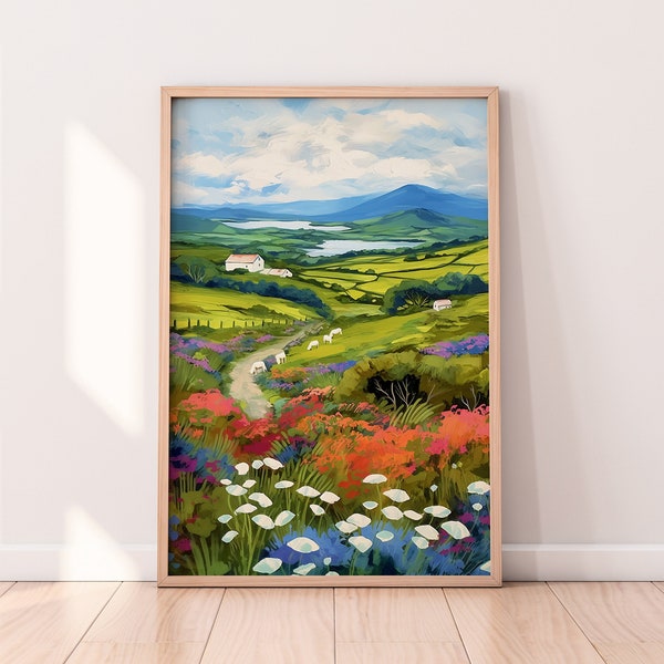 Countryside Painting Etsy
