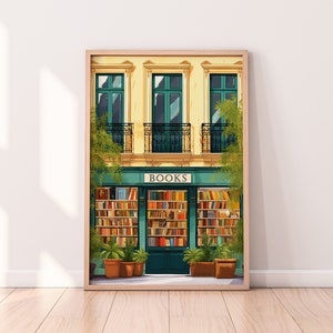 Impresión de arte librero, Librería, Regalo de ratón de biblioteca, Regalo de bibliotecario, Arte de pared de nerd de libros, Decoración de biblioteca, Ratón de biblioteca, Regalo de amante de los libros