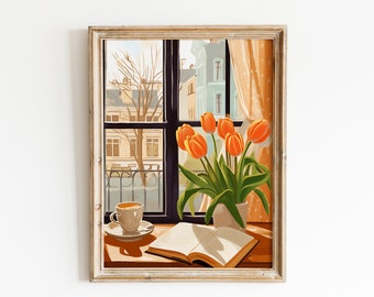Impresión de café, Impresiones de cocina, Arte de pared de cocina, Impresión de cafetería