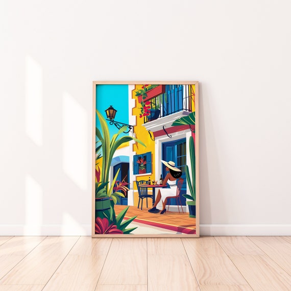 South America Travel Illustration