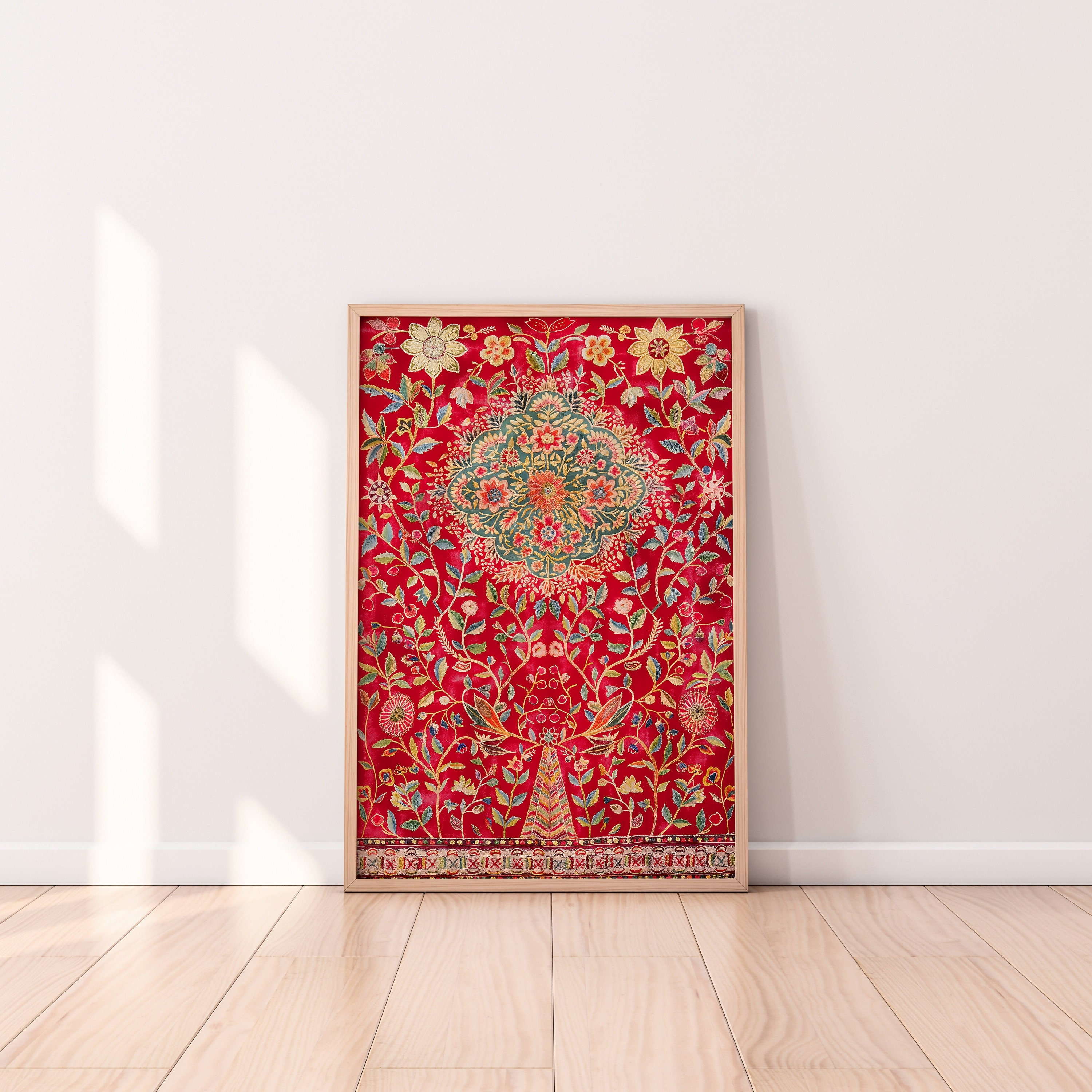 Tree of Life Pichwai Painting: Indian Folk Art Print (digital Download ...