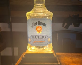 Bourbon Bottle Lamp