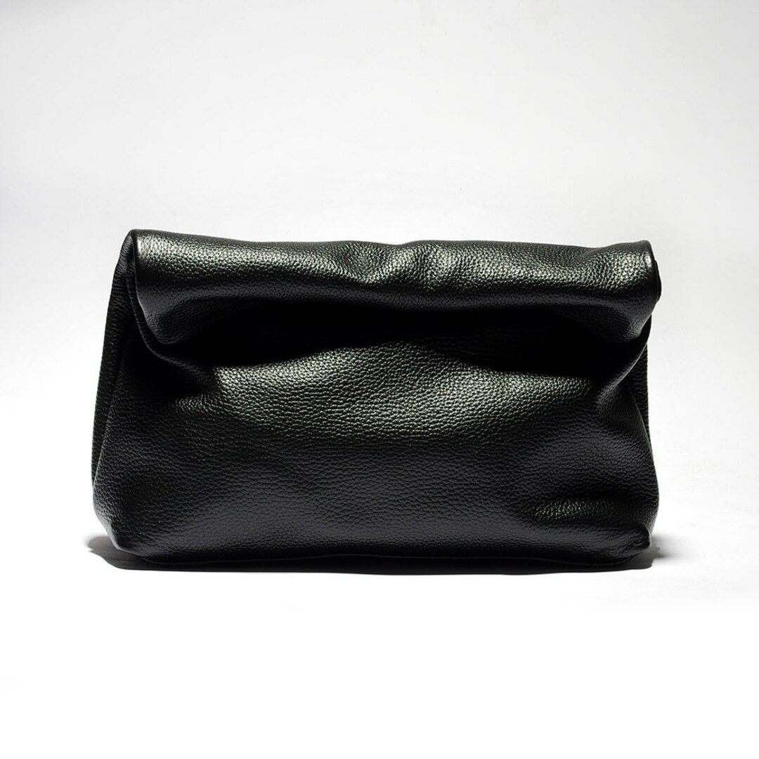 Leather Clutch Purse, Leather Evening Bag, Leather Handbag Black, Small