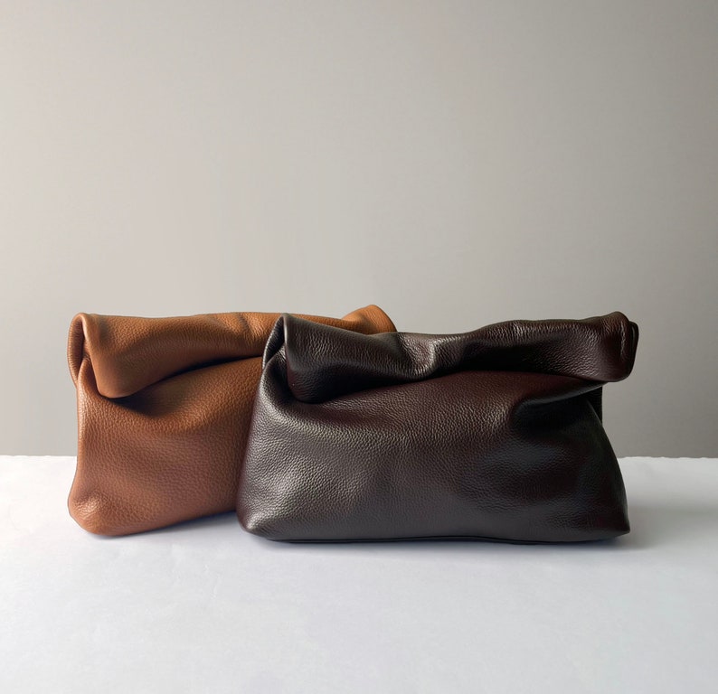 soft leather clutch bag, leather clutch purse bag evening bag wedding bag, gift for wife