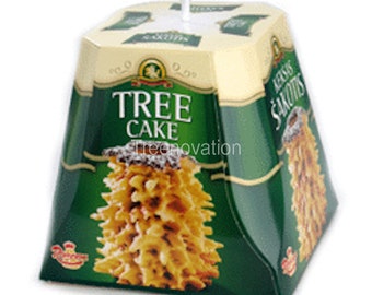 Traditional Lithuanian Tree Cake Branchy Branch Dessert 500g - Very Popular In Lithuanian Celebrations