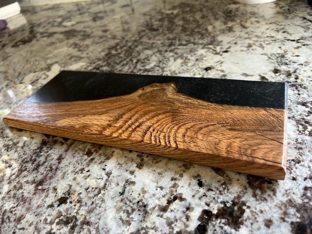 Oak and Epoxy Cheese Board Etsy