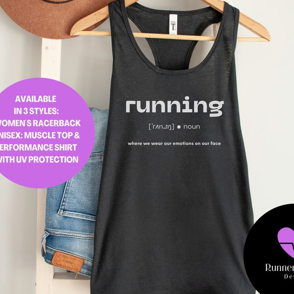 Funny Workout Shirt, Funny Running Top, Running Shirt, Running Tank Gift for Runner, 5k, Marathon Running Tank, Crossfit Gym Running Tank