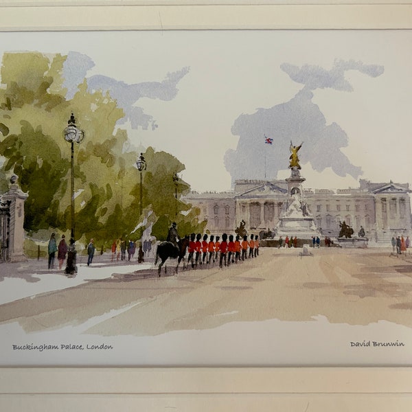 Pair of Prints of Balmoral Castle and Buckingham Palace