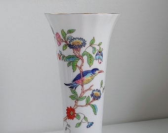 Vintage Aynsley Pembroke Flower Vase with Floral Pattern Romantic Decor