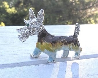 ヴィンテージ かわいい 初期プラスチック スコティッシュ テリア犬 2