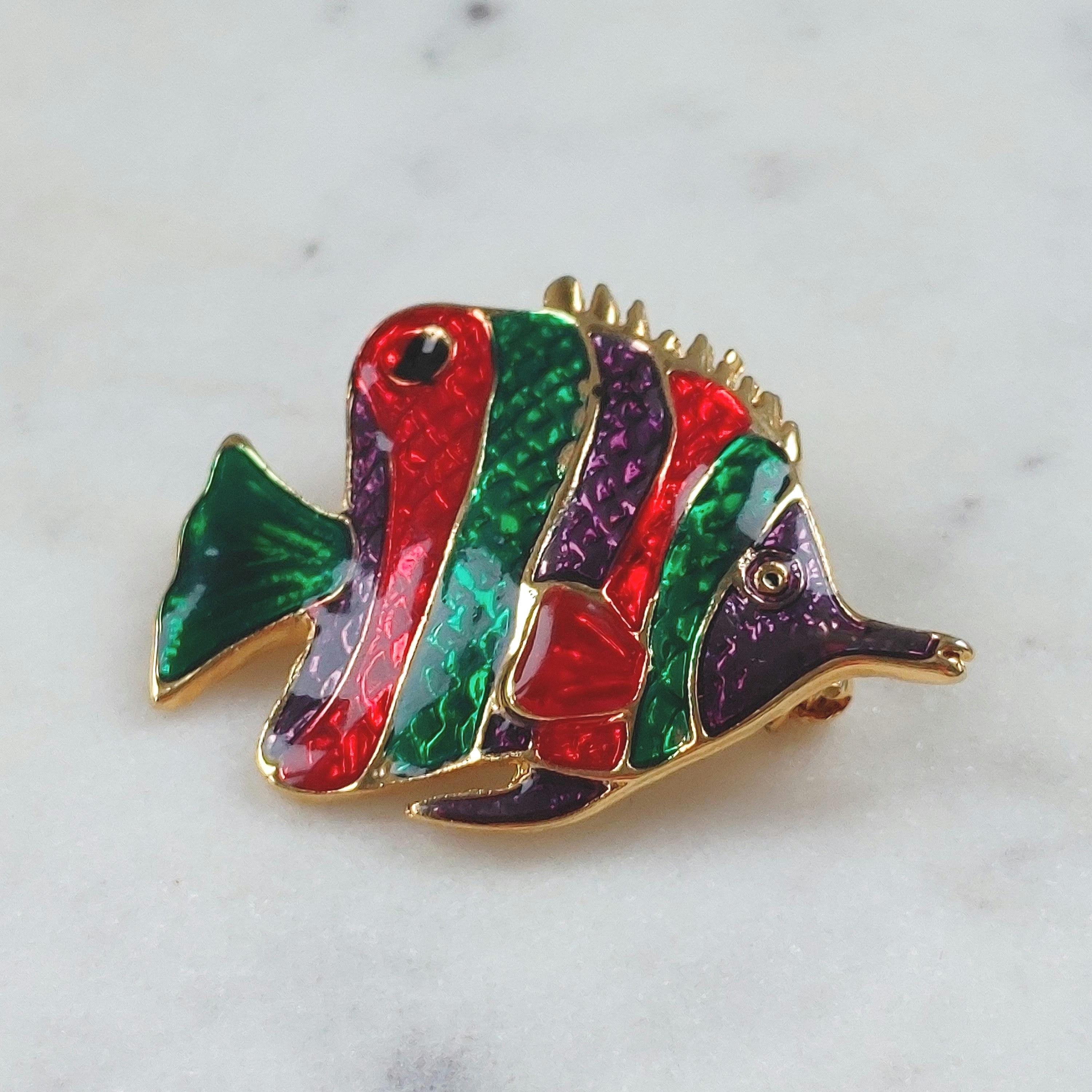 Fish brooch discount