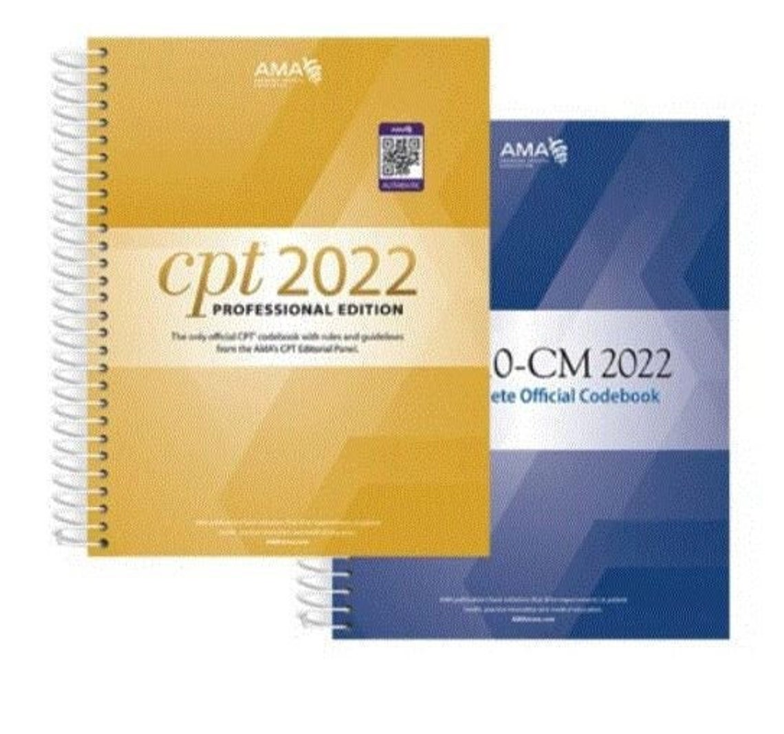 CPT 2022 Professional Edition ICD10CM 2022 the Complete Etsy