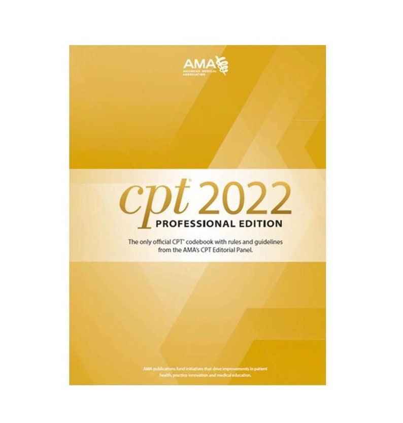 CPT 2022 Professional Edition Etsy UK