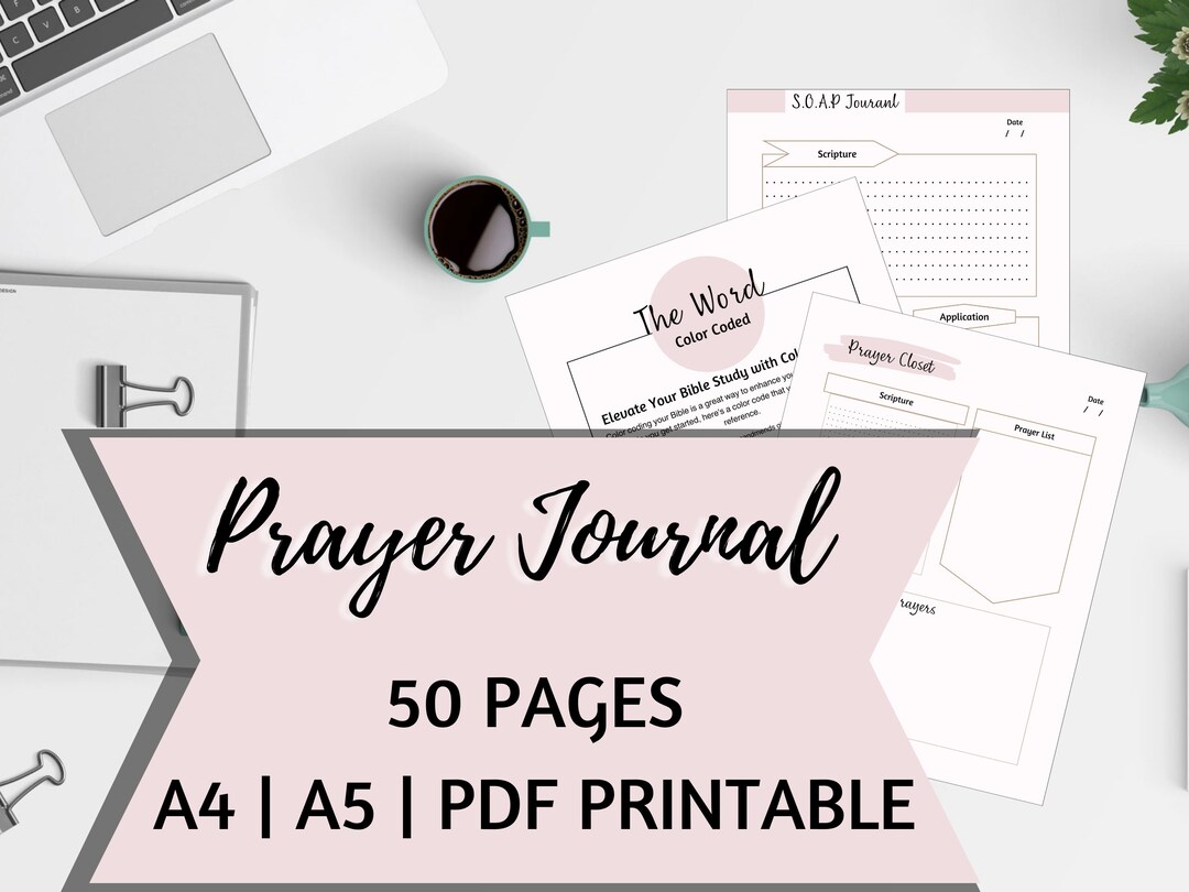 My Prayer Journal / PDF Printable Template / A4 / A5 - Etsy