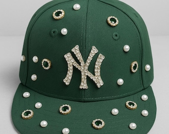 Jewled Rhinestone fitted hat