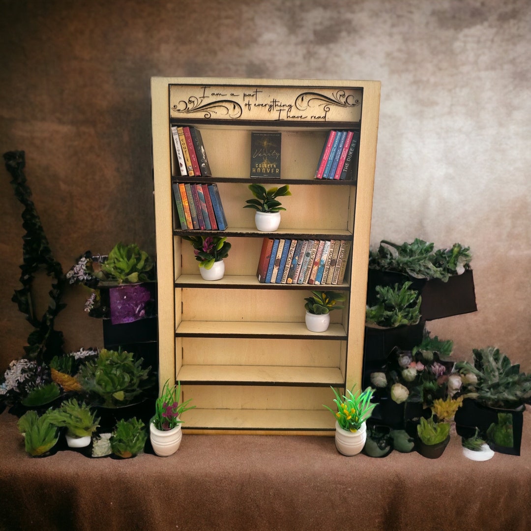 Miniature Bookshelf Book Shelf Books Mini Books Mini Etsy