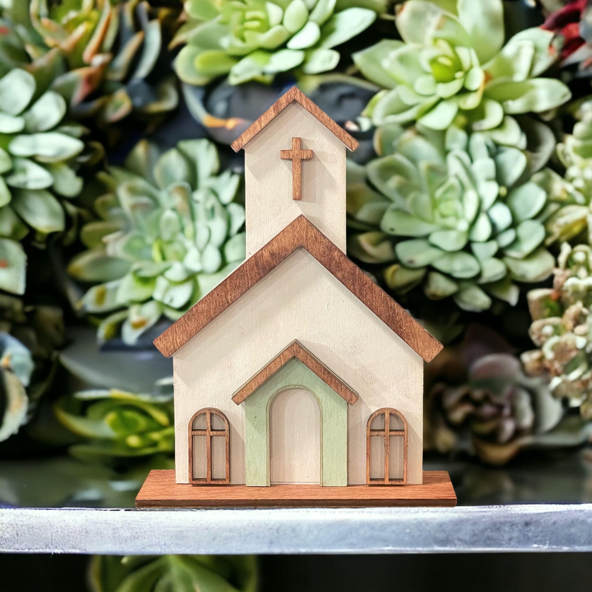 Easter Religious Decorating Tier Tray Decor, Christian Easter Decor, Easter Tiered Tray Decor, He is Risen, Faith and Cross Decor