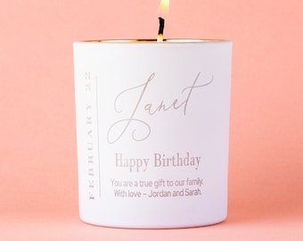 Happy Birthday to You Candle | Custom Birthday Candle | Personalized Candle | Soy Wax | Birthday Candle | Birthday Candle Gift
