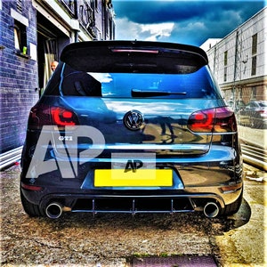 VW Golf GTI MK6 Rear Blade Style Diffuser & Side Splitters 2008-2013 Body Kit