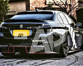 For BMW 5 Series M5 F10 Gloss Black Rear High Kick PSM Ducktail Spoiler 2010-17