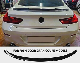 Alerón trasero estilo M4 para BMW Serie 6 M6 F06 GRAN COUPE en negro brillante