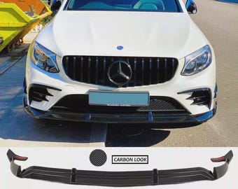 Alerón divisor delantero estilo B para Mercedes GLC Clase X253 C253 15-18