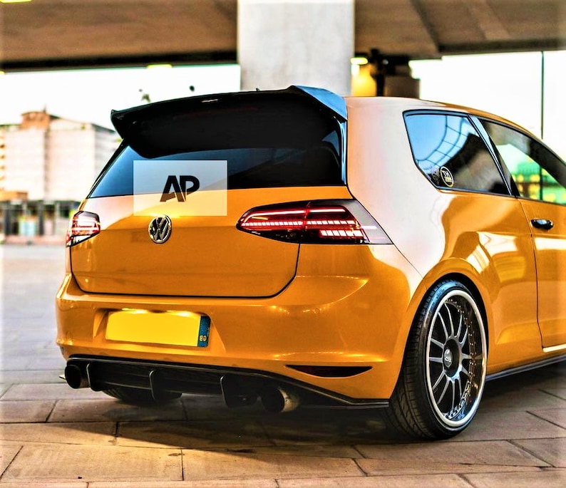 VW Golf R GTI GTD Osir Style Carbon Fibre Boot Spoiler MK7 MK7.5 Uk