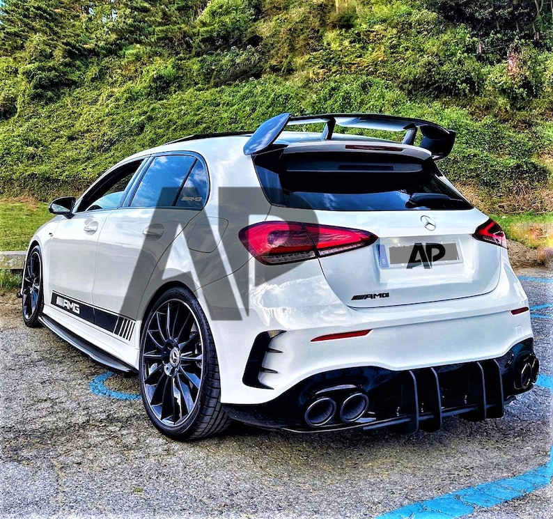 Mercedes 'A35 A45 AMG Style' A Class W177 Rear Blade Diffuser 2018 ...