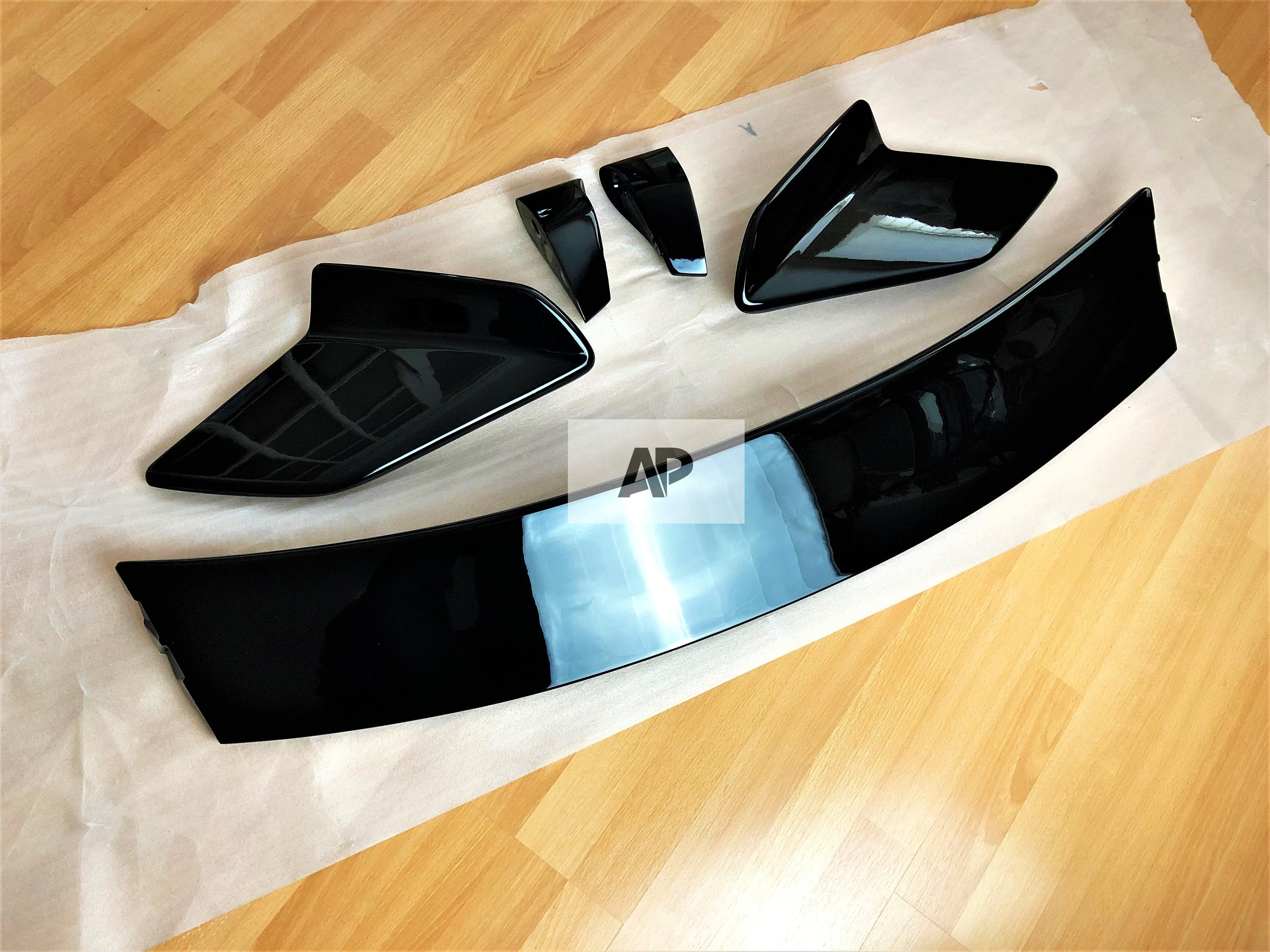 Carbon VTX Wing Lip For Honda Civic FK7 FK8 VTX5 Style Carbon Fiber
