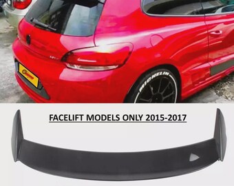 Alerón de techo negro estilo VW Scirocco TSI Tdi R OS 2015-2017