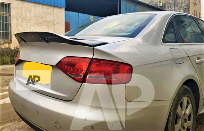 PSM Style Carbon Fiber Trunk Spoiler For 2013-2016 Audi A4 B8.5 - High Kick Duckbill