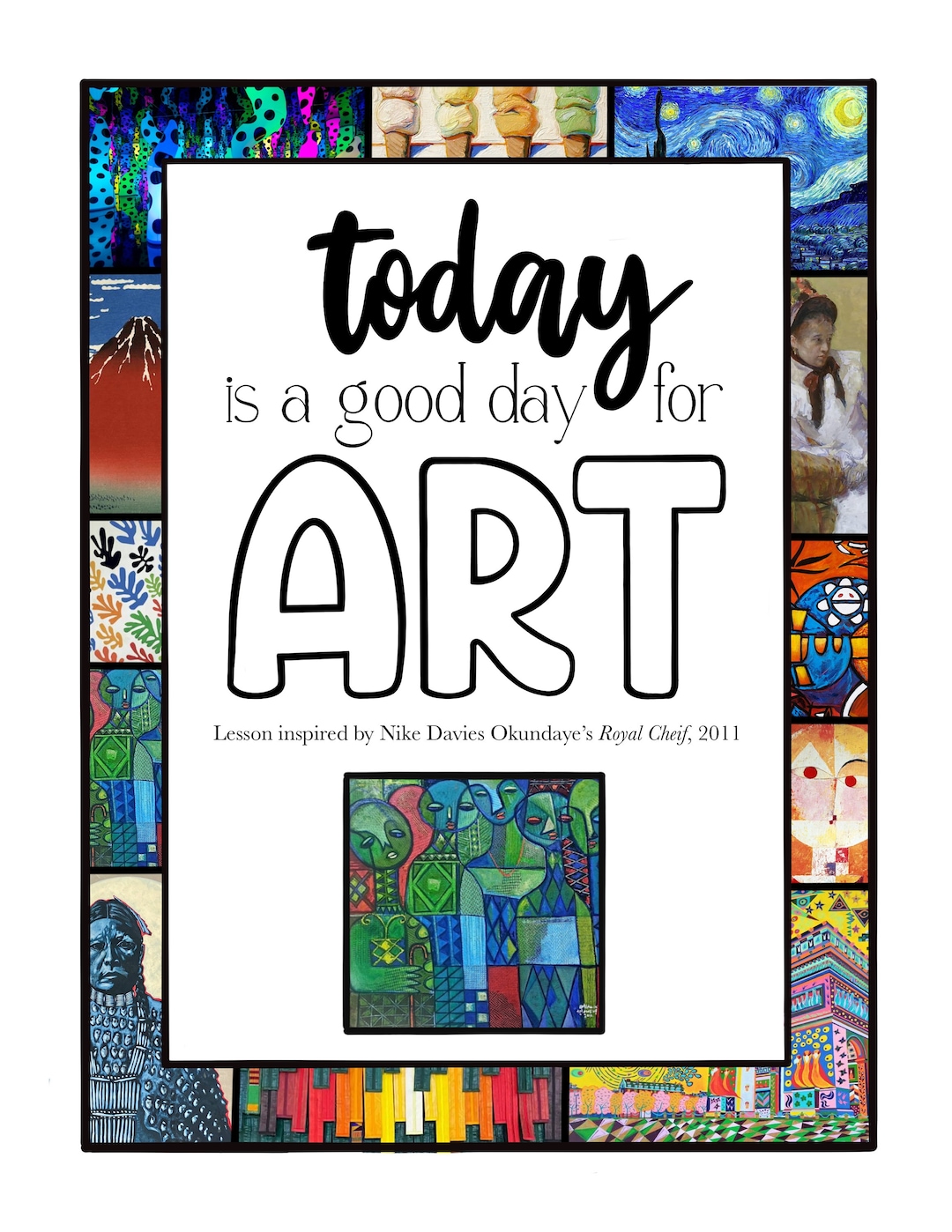 Nike Davies Okundaye Art Lesson Etsy