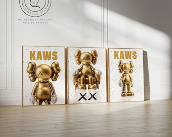 KAWS トレー フィギュア インテリア フィギュア kawsのおしゃれなアレンジ・飾り方のインテリア実例
